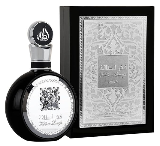 Lattafa Fakhar Silver EDP - 3.4 oz